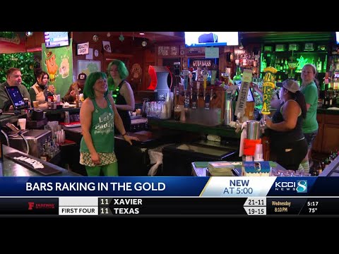 Central Iowa bars raking in the gold on busy St. Patrick's Day