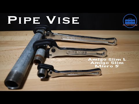 Pipe Vise Micro 5, Amigo Slim, and Amigo Slim L