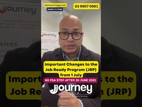 Important Changes to the Job Ready Program (JRP) from 1 July