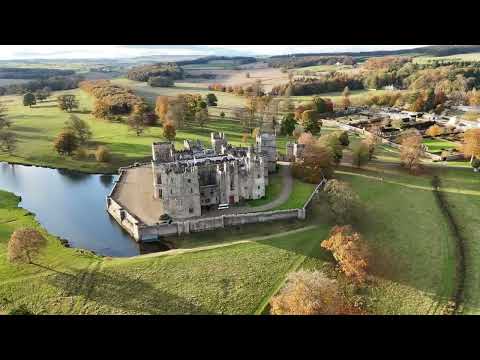 Drone footage of Raby Castle