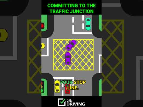 Make sure you can commit to the junction | #driving #drivingtips #drivingtest #shorts