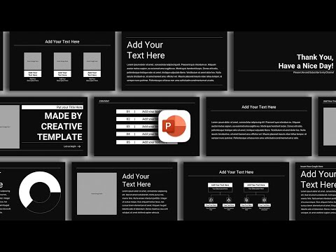 Minimalist Black and White Template  | Aesthetic PowerPoint Presentation | FREE TEMPLATE | 01