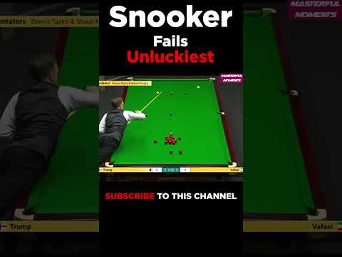 EPIC SNOOKER FAILS! Unluckiest Shots & Worst Moments in Snooker History!