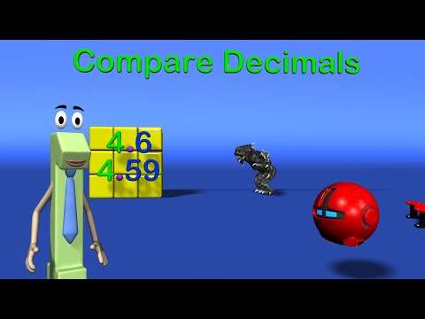 Comparing Decimals - 4th Grade Mage Math Video