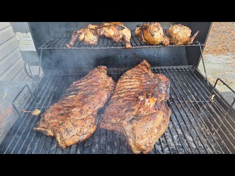 GRILLING RIBS & CHICKEN DINNER ! (HAPPY NEW YEAR) #WONDERTWINZACTIVATED