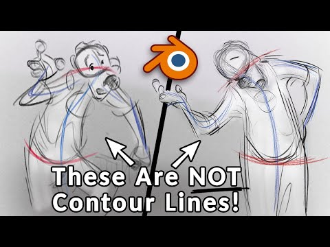 Gesture Drawing AND 2D Animation Practice at the SAME TIME! (Using Blender)