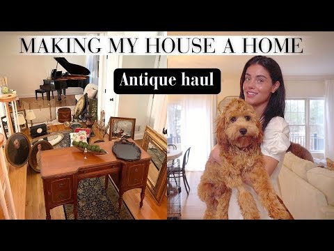 HUGE antique & vintage haul + my styled home tour *I hired a videographer 😋*