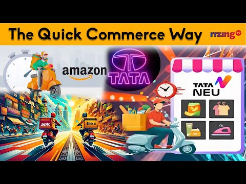 How Tata And Amazon Are Competing? | The Rise Of Quick Commerce | RizingTV