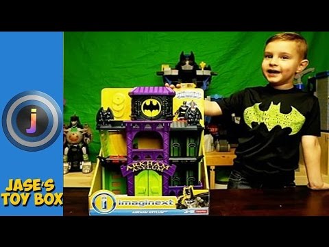 NEW!! Imaginext Arkham Asylum! Jase's Toy Box! STORY!