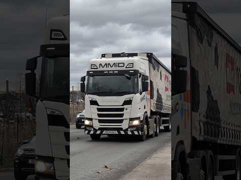 Culina MMiD Scania R Series #truck at Trafford Park #shortvideo #shorts #youtubeshorts