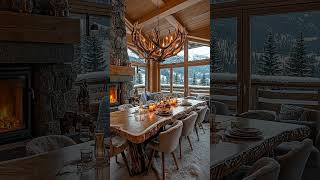 Cozy cabin ♥️  #cozy #fireplace #relax #home #cabin #cozyvibes #cozylife #dreamplace