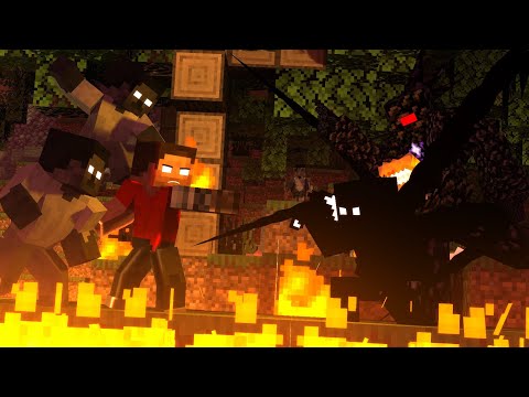 "Born a Rockstar" - A Minecraft Music Video ♪ - Herobrine Vs Null [Part 3]