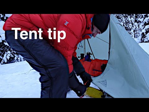 Quick Tip for Floorless Tents // X-Mid or Pyramid // Winter and 3 Season Backpacking