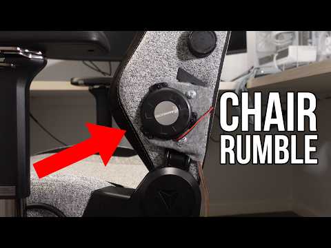 Bolting Rumble Packs to Gaming Chair.