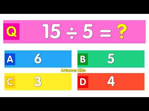 Quiz Time | Math Quiz for Kids | Division Quiz for Kids | Mental Math Quiz for Kids