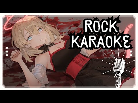 singing ROCK SONGS because IM SCARY!!!【Archived Karaoke】