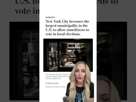 New York Allow to vote for Non-Immigrations - Largest Municipality to allow vote in Local elections