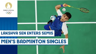 Lakshya Sen beats Chou Tien Chen in Men's Badminton Singles Quarter-Finals 🏸 | Paris 2024 Highlights