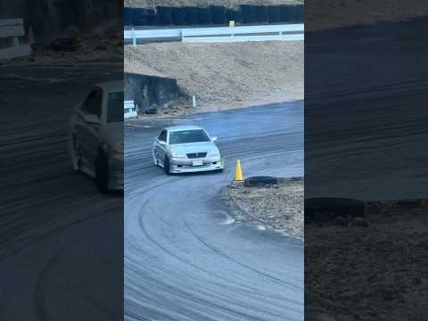 JZX110]I'm drifting at a driving school. ‼️ Mark II Slide Gymkhana