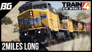 Long Heavy Freight Train to L.A. | Train Sim World 4 Antelope Valley