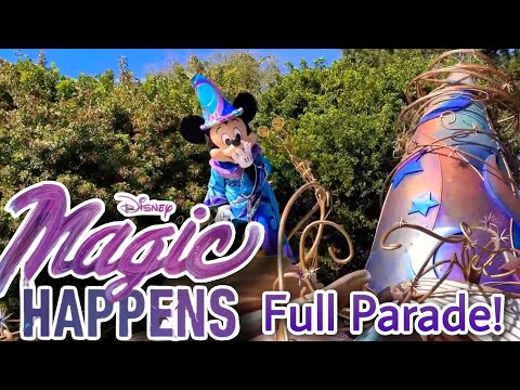 NEW! Magic Happens Parade at Disneyland Anaheim CA 2020 HD FULL PARADE