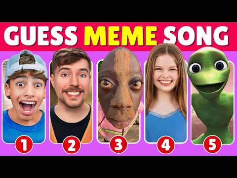 GUESS MEME & WHO'S SINGING 🎤🎵🔥| Salish matter, Tange Tange, Mrbeast, alright