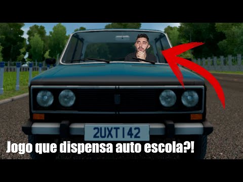 Esse jogo é um simulador de auto escola - gameplay e configuração para volante