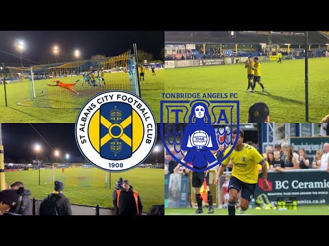 STRONG SECOND HALF PERFORMANCE SAVES SAINTS! | ST ALBANS CITY VS TONBRIDGE ANGELS VLOG