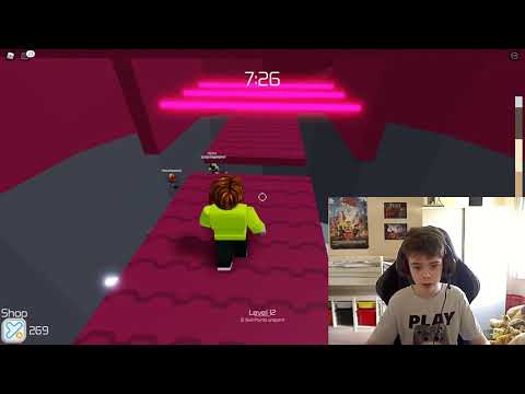 Getting frustrated in tower of HECC! (Roblox)