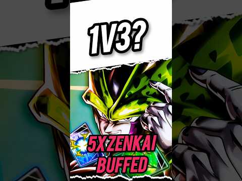 6069.89% ABILITY BONUS!! 5X ZENKAI BUFFED!? ULTRA CELL |#dragonballlegends#dblegends#shorts#dbl#dbz