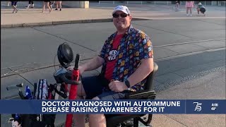 Louisville doctor raising awareness after being diagnosed with rare autoimmune disease