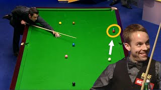 Snooker Players React to their Opponents' Epic Shots