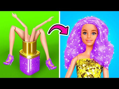 Barbie 🩷 gets a Beauty Makeover 🌺 Beauty Tips By ChiLaLa, La La Life & Cool Tool 💜