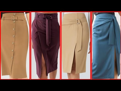 Office wear," "workwear," "professional," "elegant," "classic," "plain," "skirt," "women's