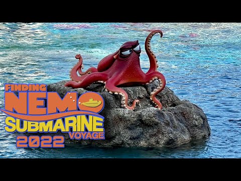 [4K] Finding Nemo: Submarine Voyage 2022 Return Disneyland Park Full Ride (NIGHT POV)