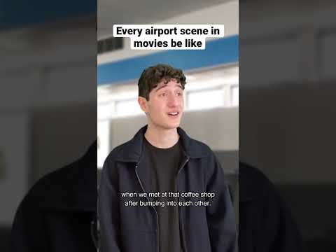 POV: you’re watching the airport scene in every romance movie #shorts #funny #comedy