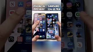 iPhone 16 Pro Max vs Samsung S24 Ultra: Ultimate Speed Test! ⚡ Who’s Faster? #shorts#viralvideo