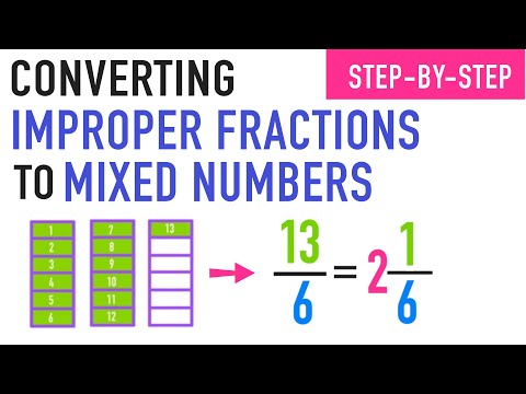 Converting Improper Fractions to Mixed Numbers Explained!