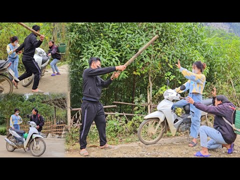 Single father, picking wild bananas to sell, dating a nurse who was assaulted by her husband