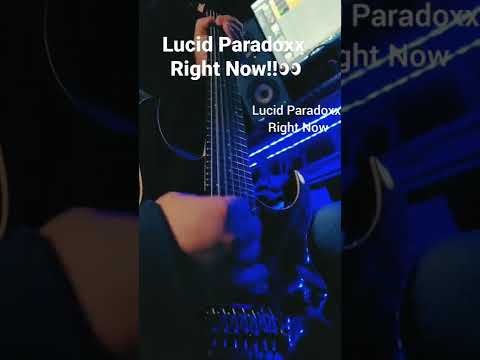 Lucid Paradoxx - Right Now 👀 |Guitar Playthrough| #shorts #newsong