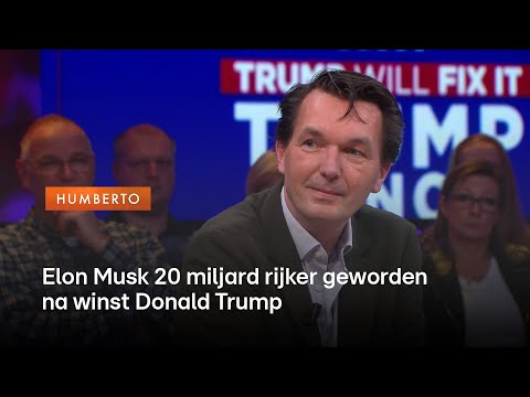 Elon Musk 20 miljard rijker geworden na winst Donald Trump | HUMBERTO