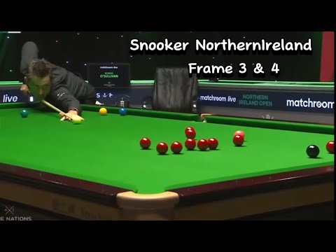 Snooker NorthernIreland Ronnie O’Sullivan Vs Un-nooh ( frame 3 & 4).