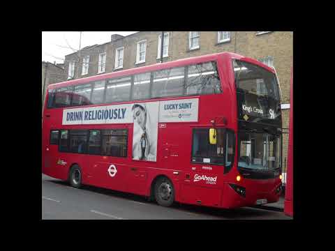 EvoSeti Volvo B5LH Go Ahead London MHV56 BV66VKG on 91 - Curtail King's Cross Sits at Killick Street