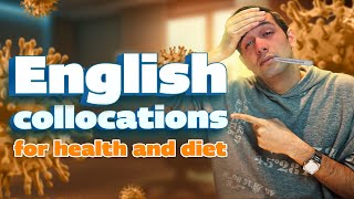 English Vocabulary: Health & Diet Collocations 💪🥗🧘‍♀️