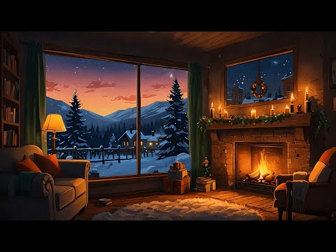 🔥  Lofi Music & Christmas Cozy Fireplace Ambiance | Relaxing Study and Chill 🔥 #fireplace #lofi