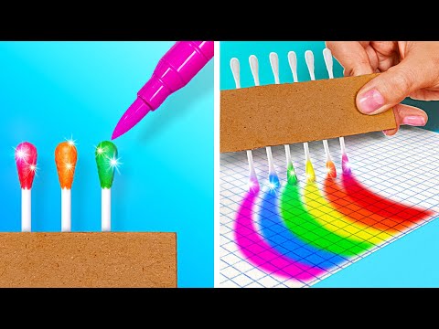 BRILLIANT DRAWING HACKS FOR BEGINNERS🎨 Paint Like a Pro! Easy Art Tips by 123 GO!