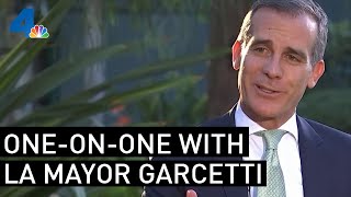 One-on-One With Los Angeles Mayor Eric Garcetti | NewsConference | NBCLA