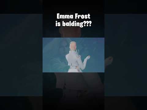 Emma Frost is balding?