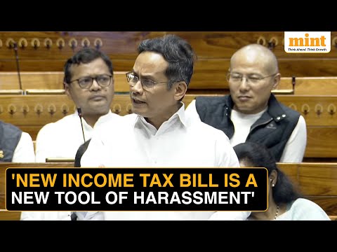 'New Income Tax Bill Lets Officials Into Peoples' Phones, Laptops...': Gaurav Gogoi Hits Out At FM