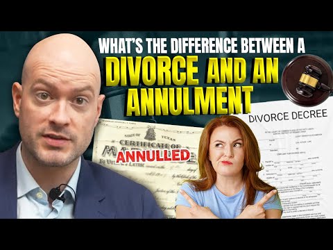 What’s the Difference Between a Divorce and an Annulment???